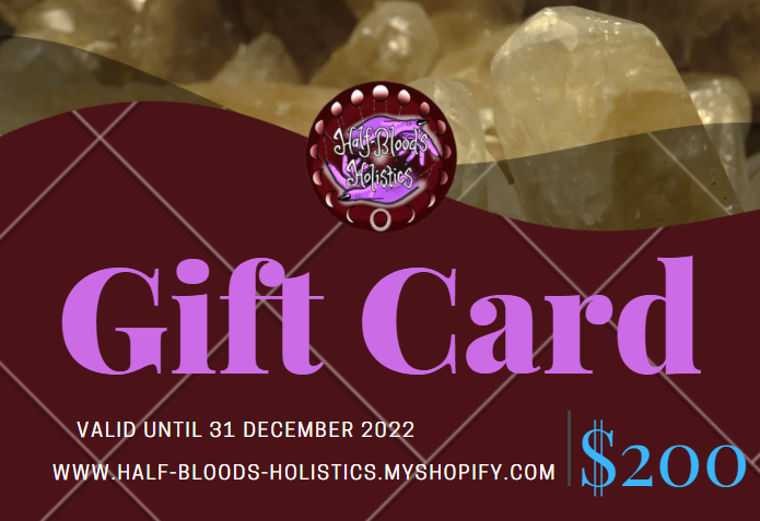 Half-Blood's Holistics Gift Card