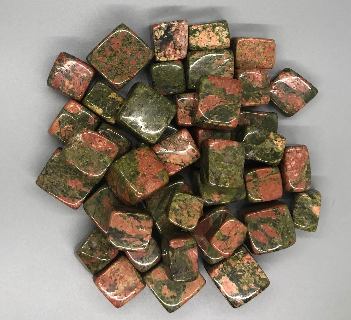 Unakite Cube