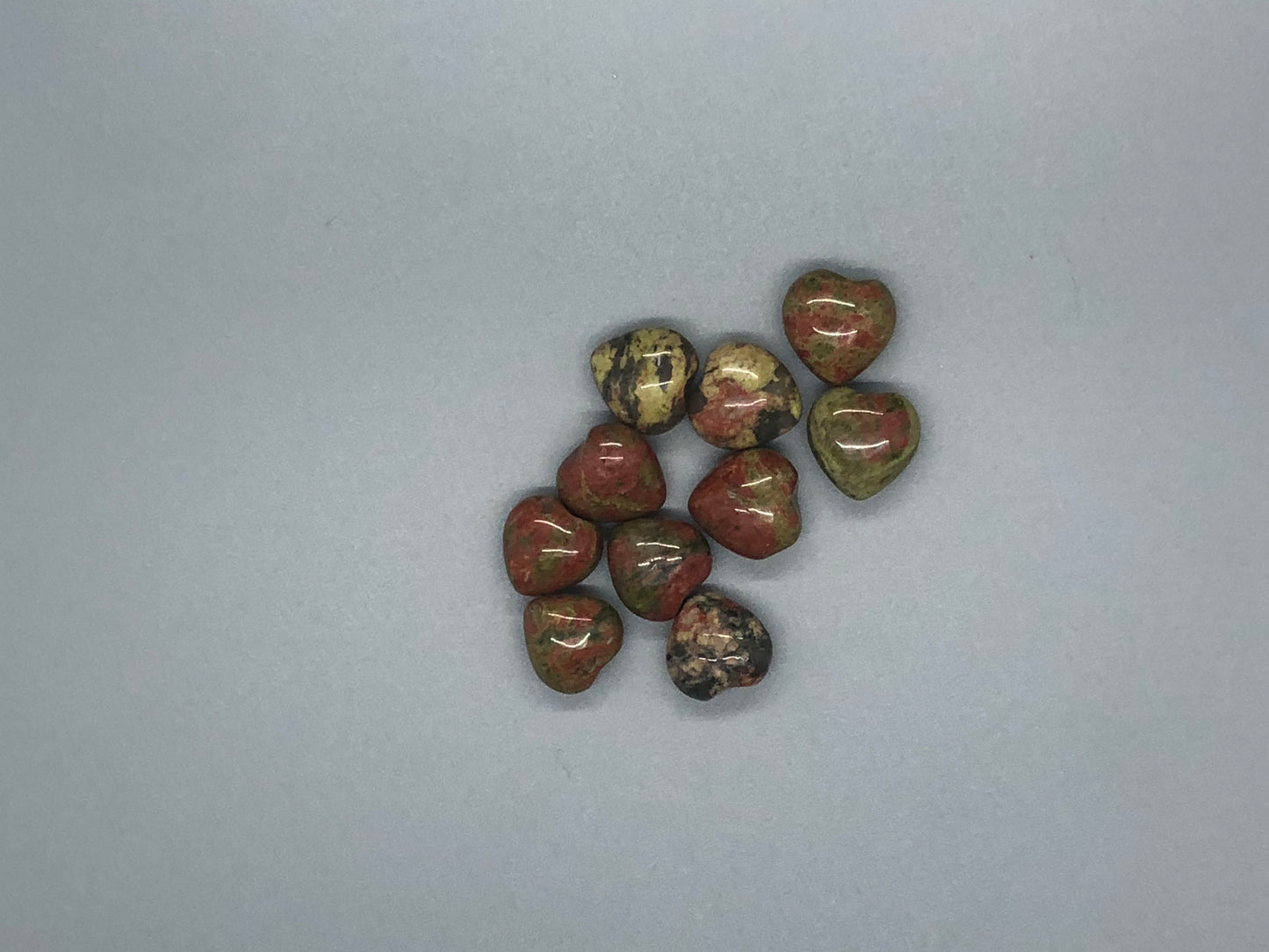 Mini Unakite Heart