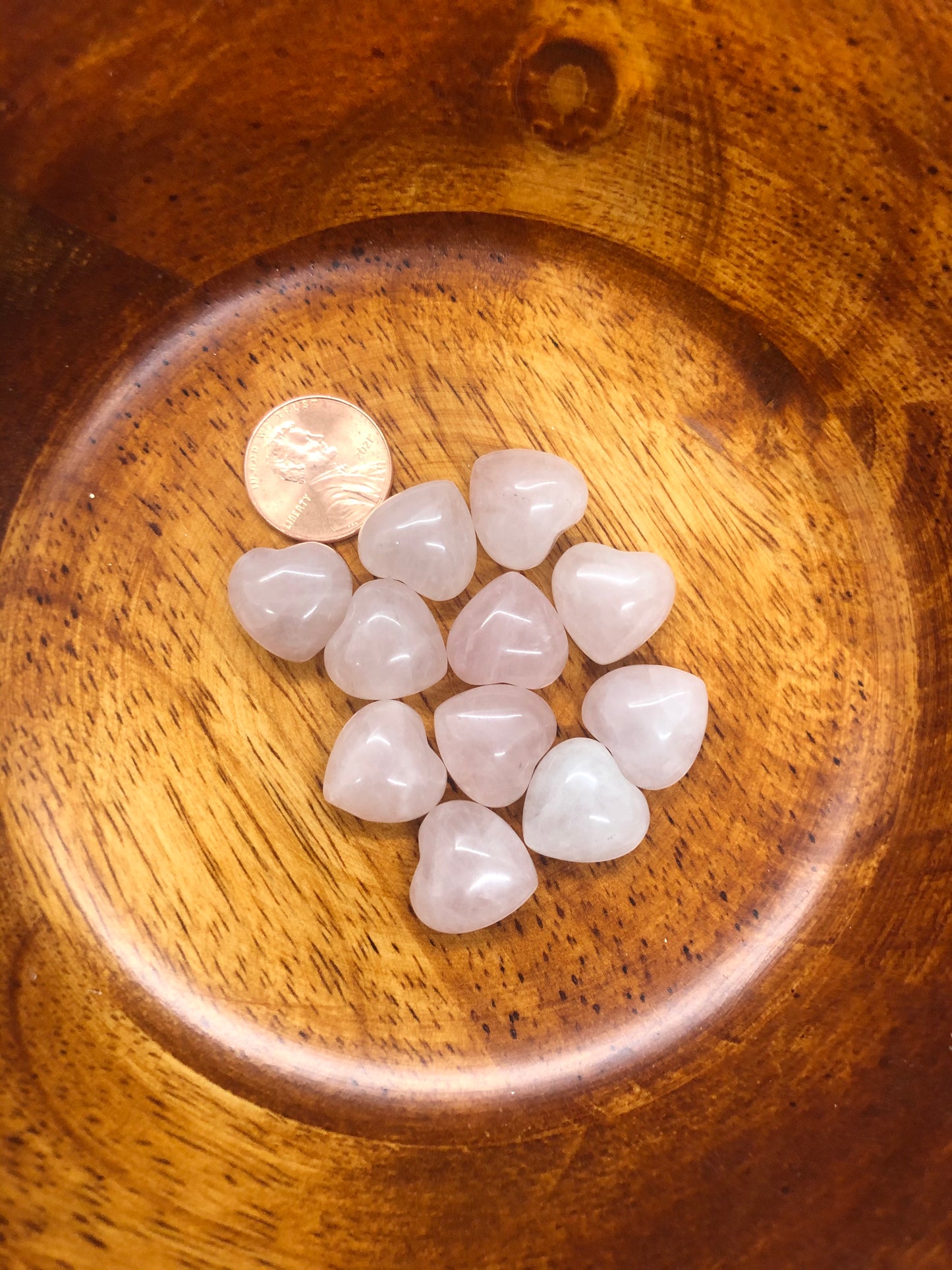 Mini Rose Quartz Heart