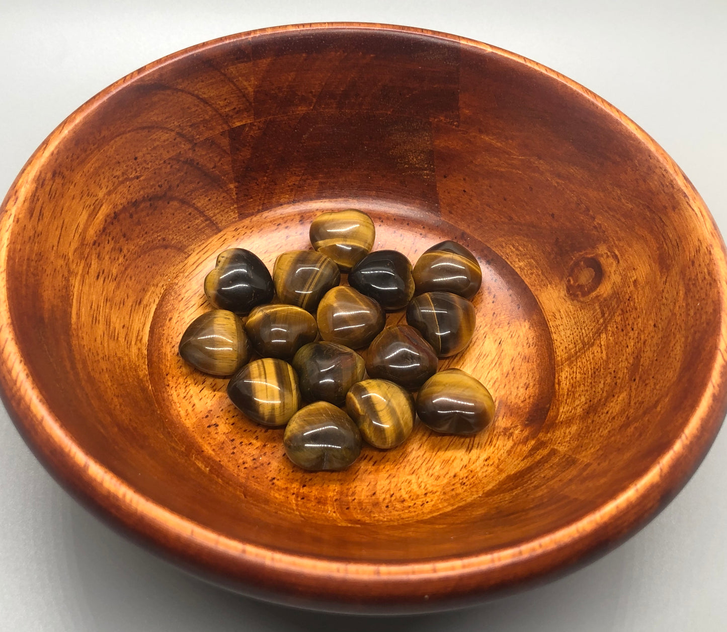 Mini Tigers Eye Heart