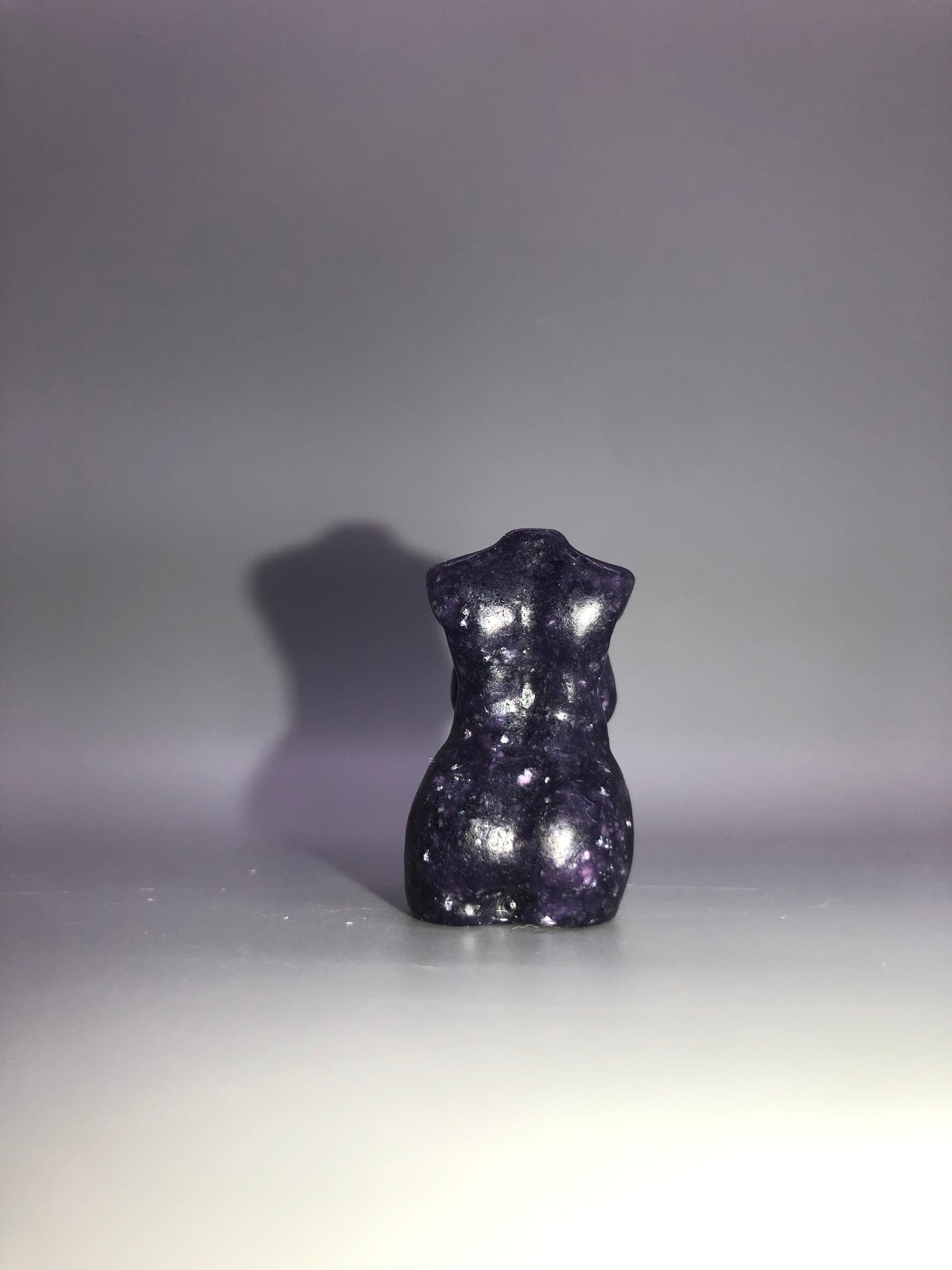 Mini Lepidolite Size Queen Body Carving (Purple Mica)