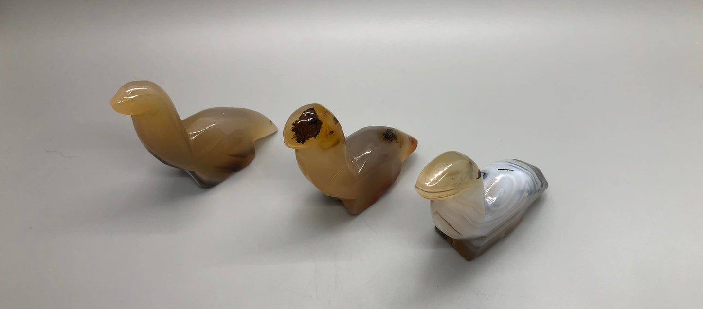 Agate Crystal Dinosaur
