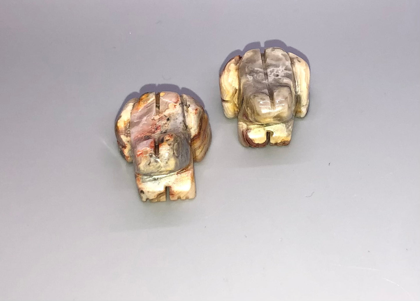 Crazy Lace Agate Frog