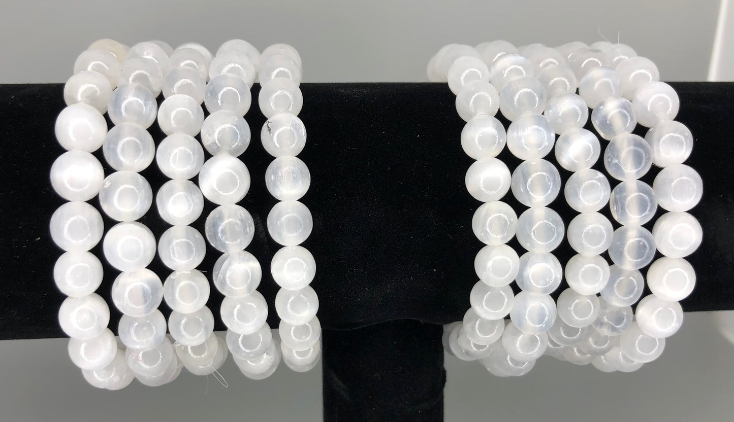 Satin Spar Selenite Bracelet
