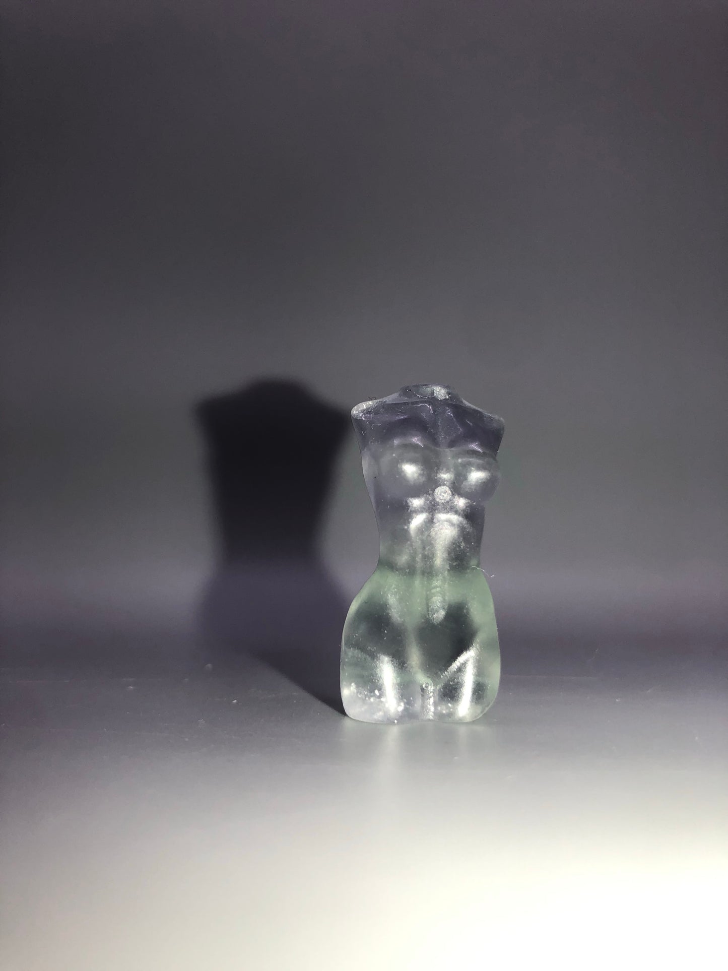 Mini Purple Fluorite Body Carving