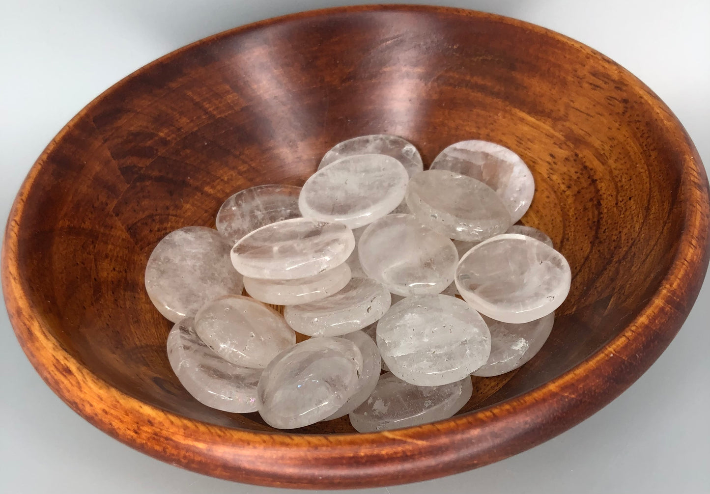 Small Clear Quartz Worry Stone