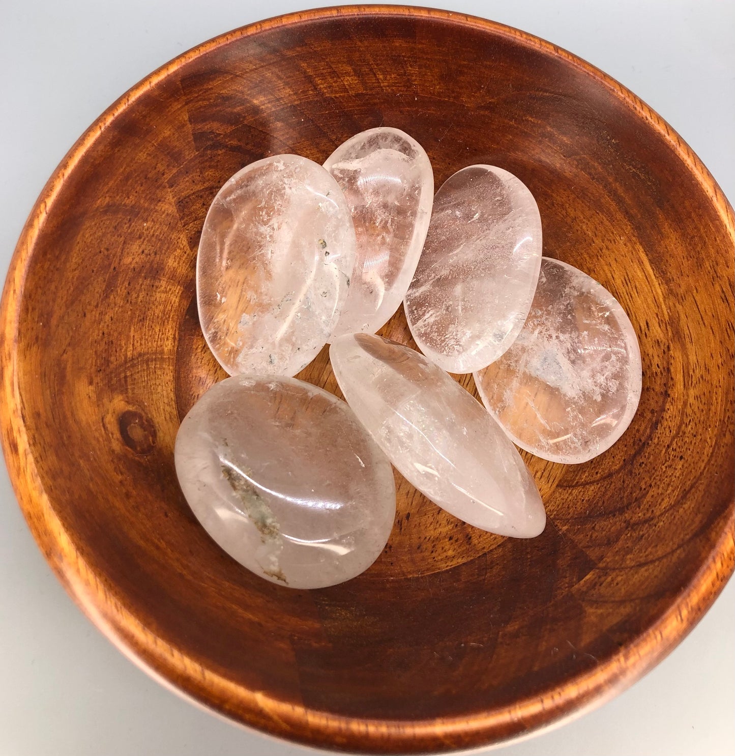 Clear Quartz Palm Stone