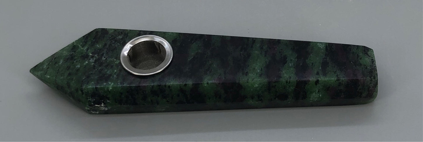 Ruby in Zoisite Pipe