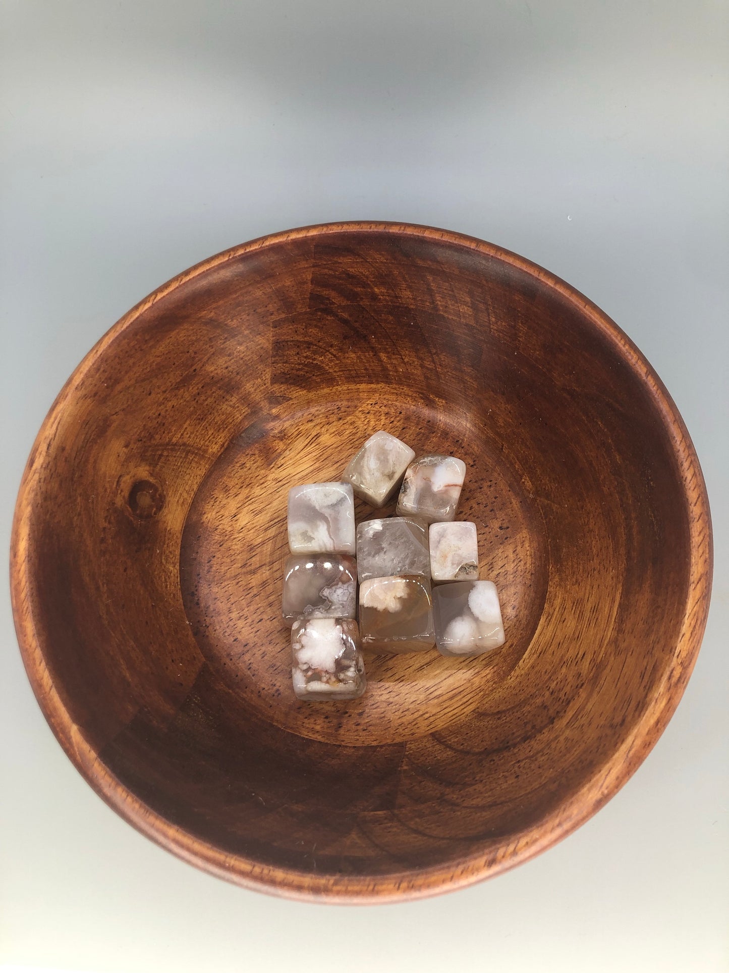 Flower Agate Cubic Tumble
