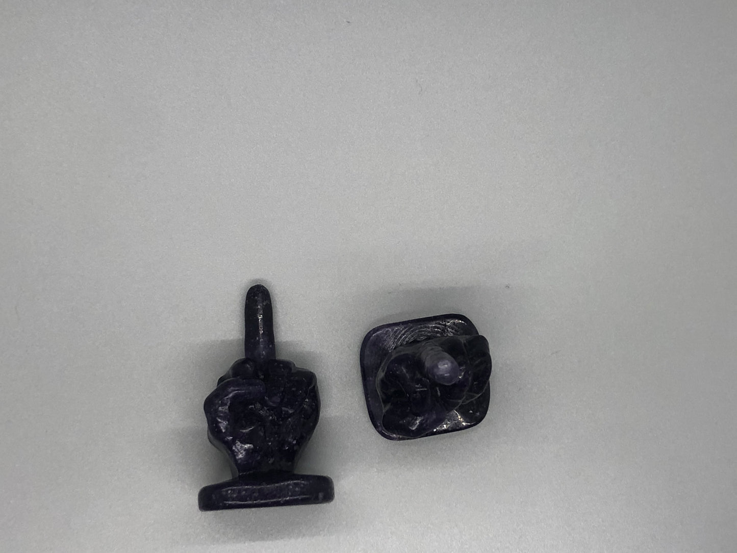 Lepidolite (Purple Mica) Middle Finger Carving