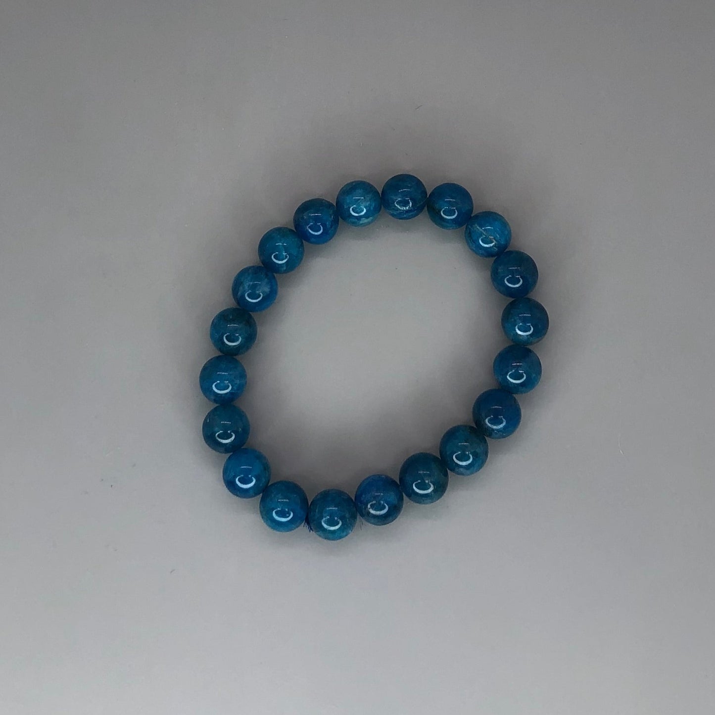 Blue Apatite Bracelet - High Quality