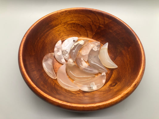 Flower Agate Moon