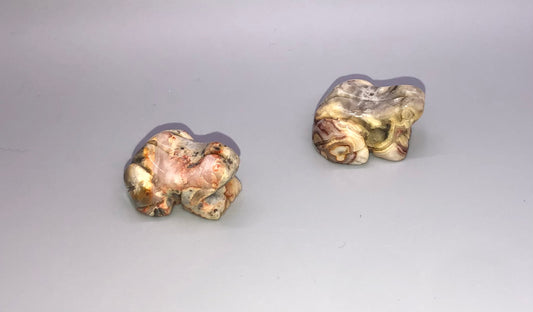 Crazy Lace Agate Frog