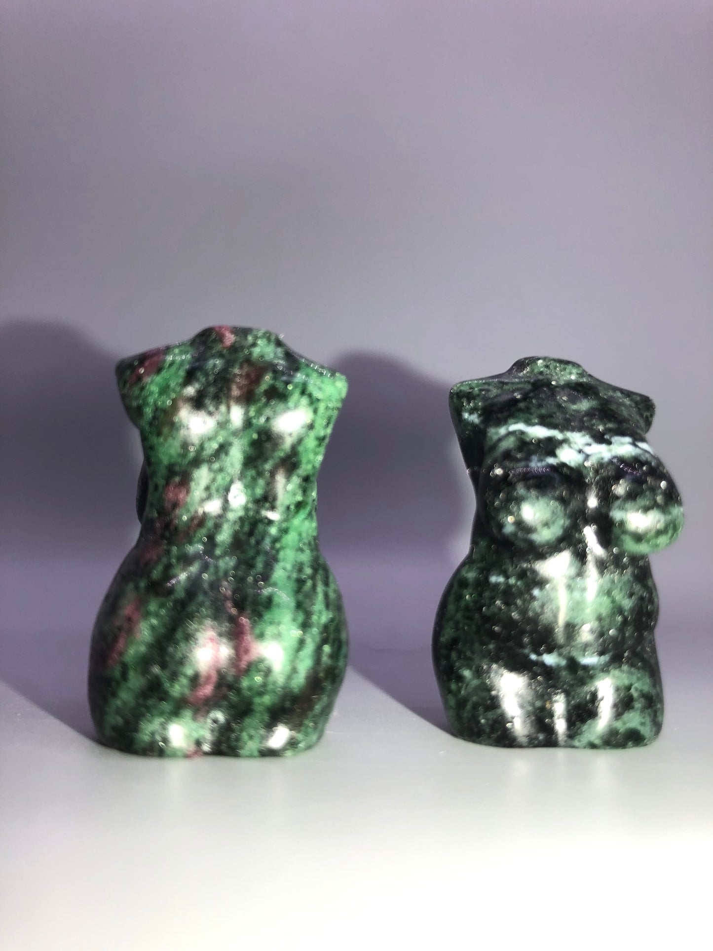 Mini Ruby Zoisite Size Queen Body Carvings