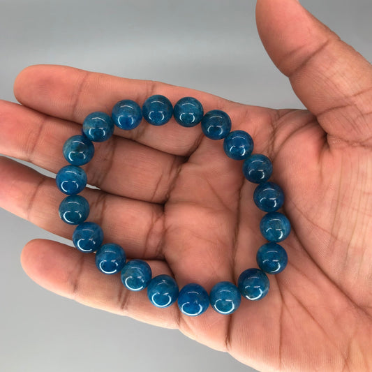 Blue Apatite Bracelet - High Quality
