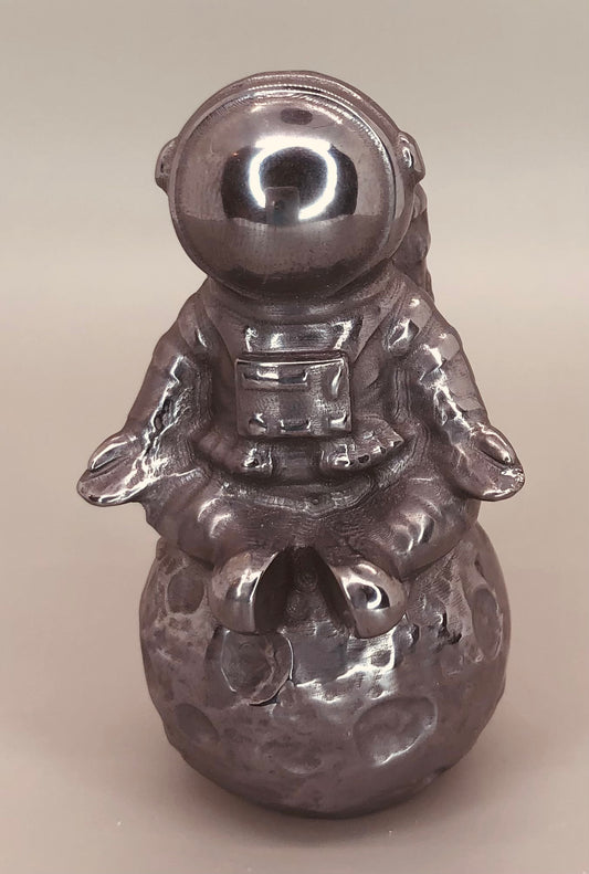 Hematite Peace Astronaut on the Moon