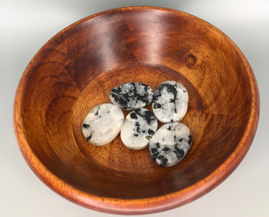 Small Rainbow Moonstone Worry Stone
