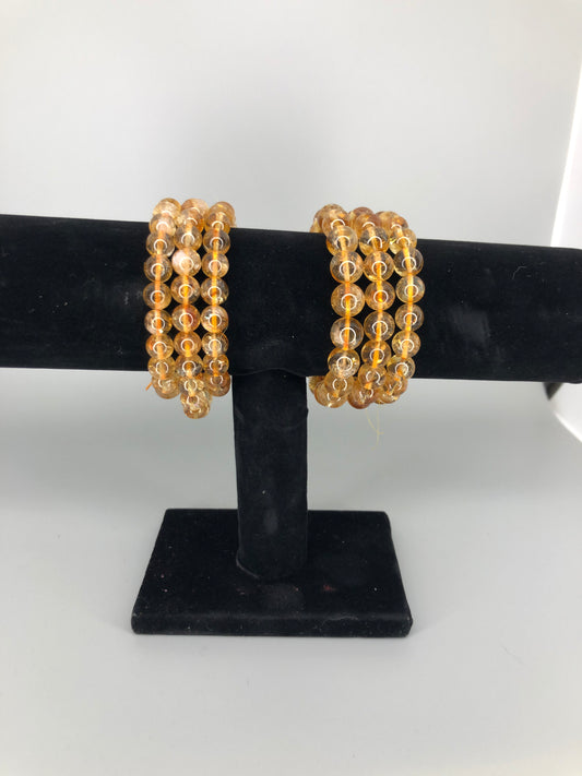 Citrine Crystal Jewelry Bracelet