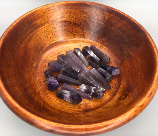 Mini Amethyst or Chevron Amethyst Double Terminated Point