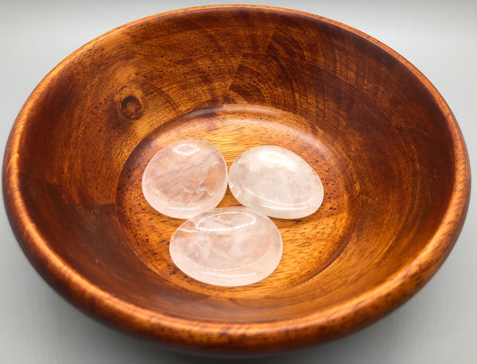 Clear Quartz Palm Stone