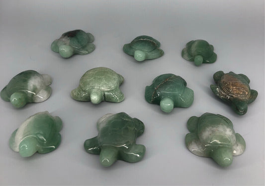 Green Aventurine Turtle