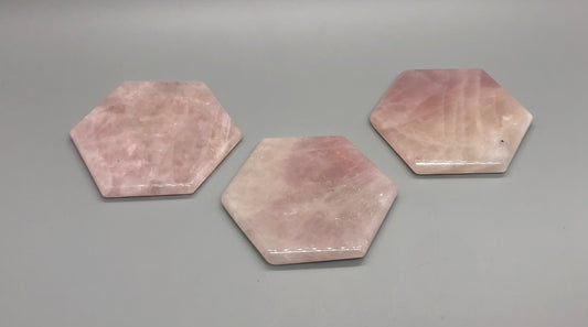 Rose Quartz Hexagon