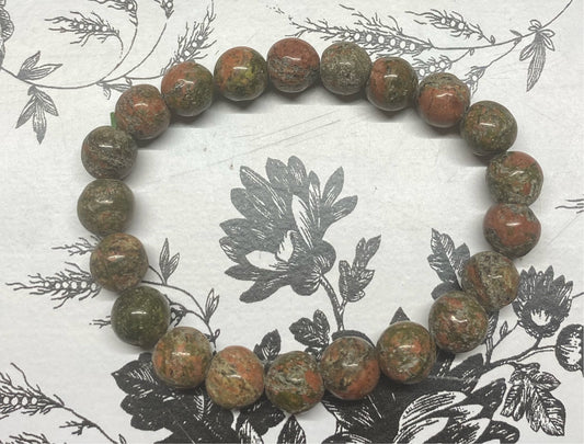 Unakite Crystal Bracelet