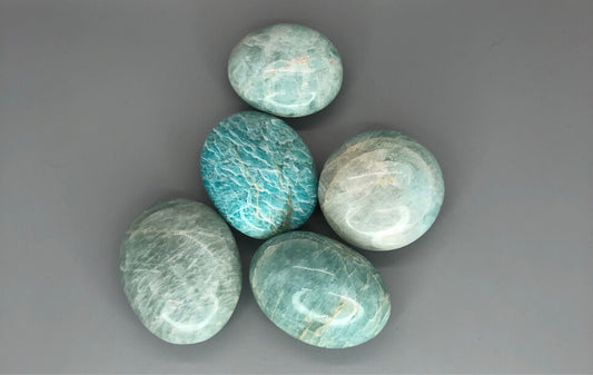 Amazonite Large Palm Stone