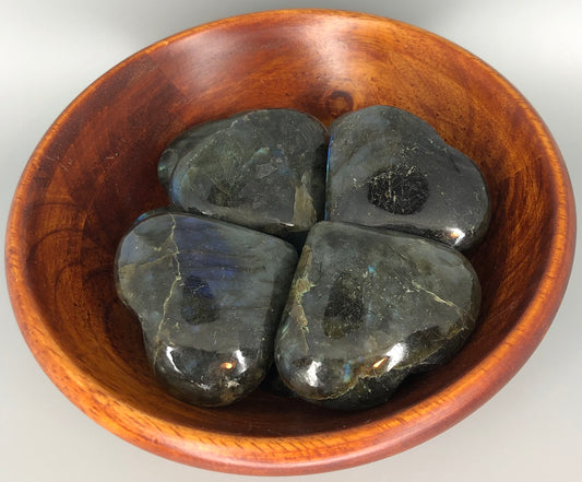 Labradorite Heart