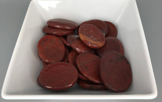 Small Red Jasper Worry Stone
