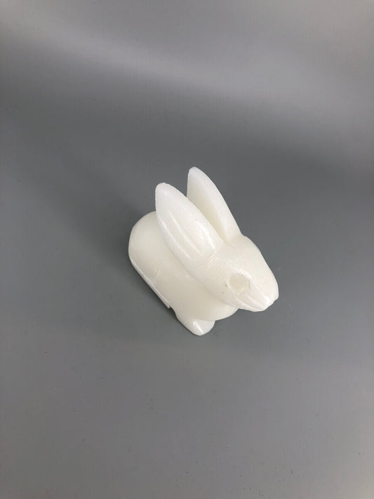White Jade Bunny Carving