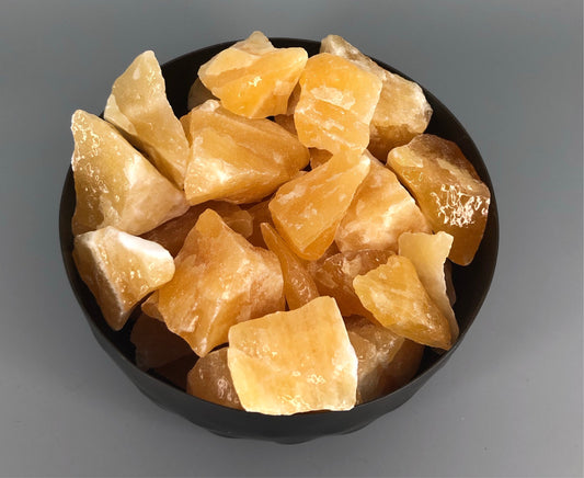 Mexican Orange Calcite Raw