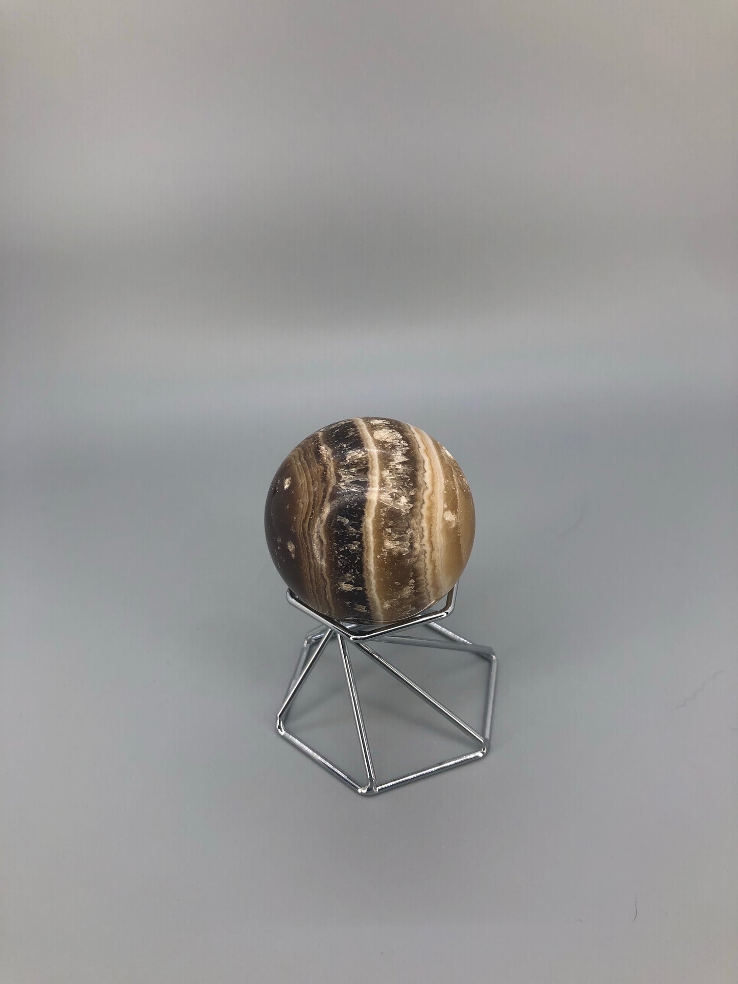 Chocolate Calcite Sphere